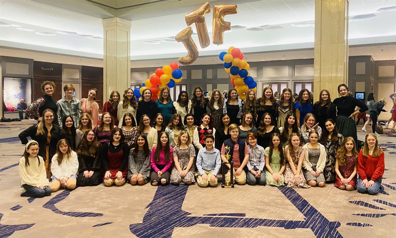 Mill Creek Middle Theater students